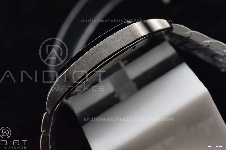 1:1 Santos Bezel 3KF Black Cartier 1049 40mm MIYOTA on Best SS Bracelet White SS Edition NewStyle Dial de 0408